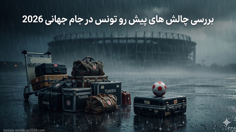 بررسی چالش های پیش روی تونس در جام جهانی 2026